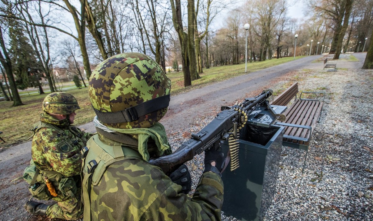 Kaitseliidu õppused detsembri alguses Kopli pargis