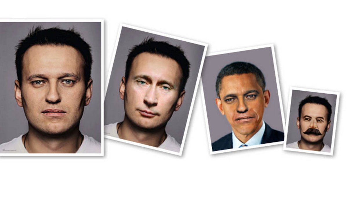 Mask maha: Venelased ise ka ei saa aru, mis mees Aleksei Navalnõi on. Nii sündis populaarne fotomontaaž, kus Navalnõid on kujutatud nii Putini, Obama kui Stalinina. Pildid jõudsid ka USA ajakirja Esquire esikaanele. 