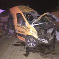 Eesti jalgrattatiimi buss sattus Poola kiirteel õnnetusse