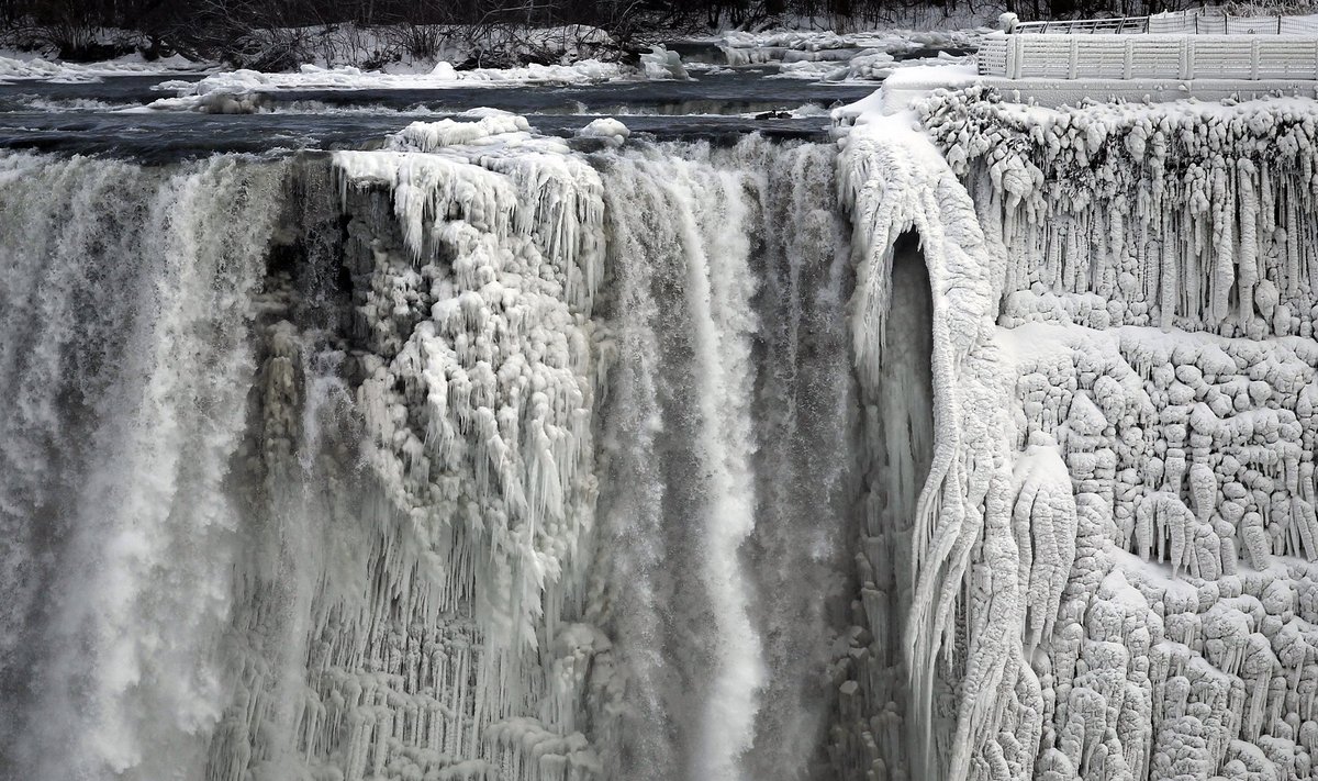The U.S. side of the Niagara Falls is pictured in Ontario