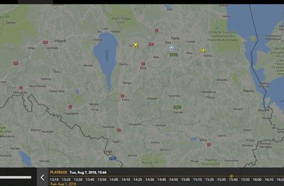 Lennukid Tartu kohal