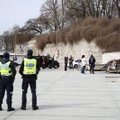 ФОТО | Полиции больше, чем участников. Очередной день протестов начался спокойно
