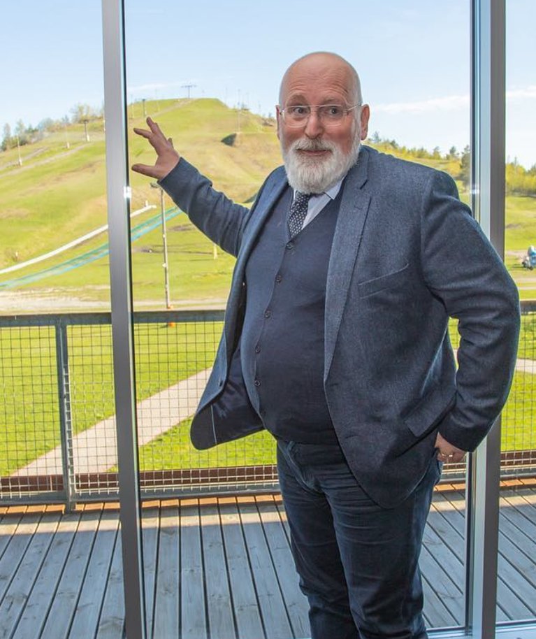 Euroopa Komisjoni rohepöörde eest vastutava juhtiv aasepresident Frans Timmermans käis eile ka Ida-Virumaal.