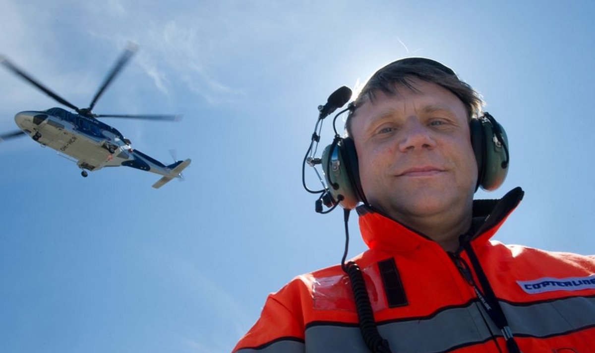 Copterline’i tegevjuht Tõnis Lepp ütles mais, et iga kahesajas Tallinna–Helsingi vahet sõitja võiks teha seda kopteriga. Foto: Rauno Volmar
