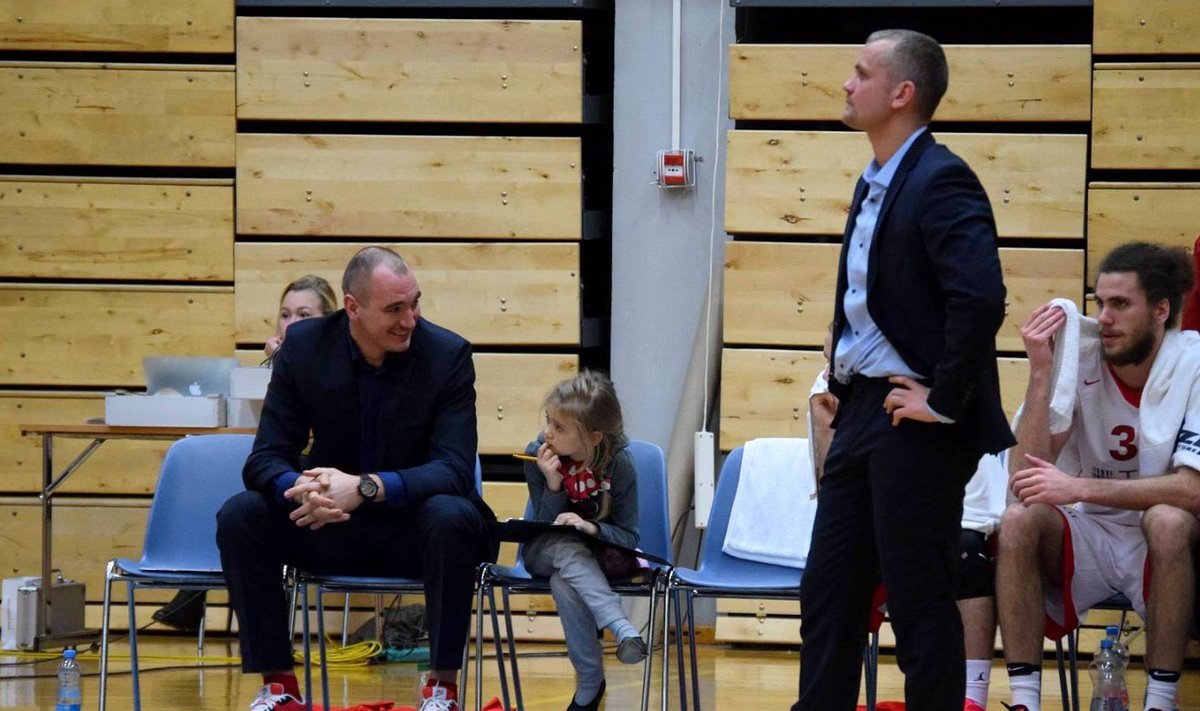 TTÜ korvpallimeeskonna uus treenerite trio.