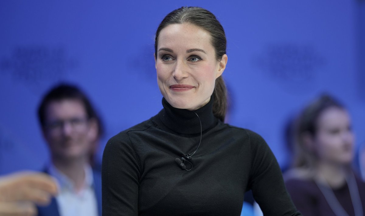 Sanna Marin Maailma Majandusfoorumil