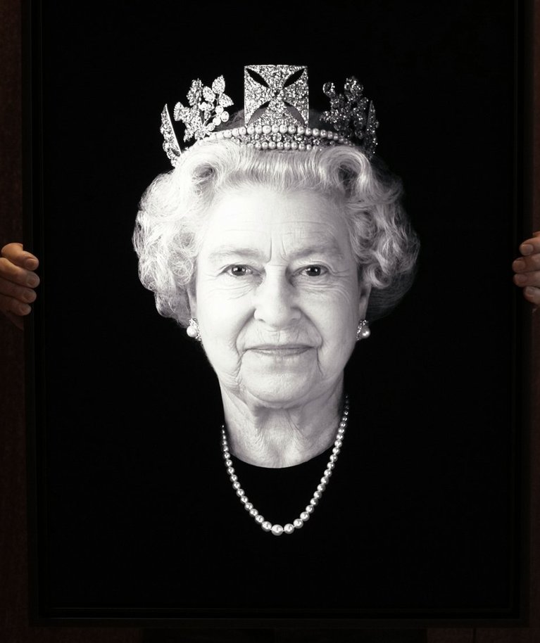 Elizabeth II tänavuaastasel portreel