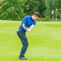ÜLIPÕNEV ALGUS: Martin Järve juhib Eesti golfi meistrivõistlustel, viis mängijat vaid ühe löögi kaugusel