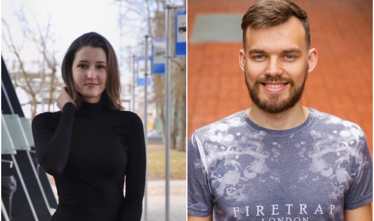 Ida-Viru kliimasaadikud Siimon Härm ja Anastassia Surgutšova.