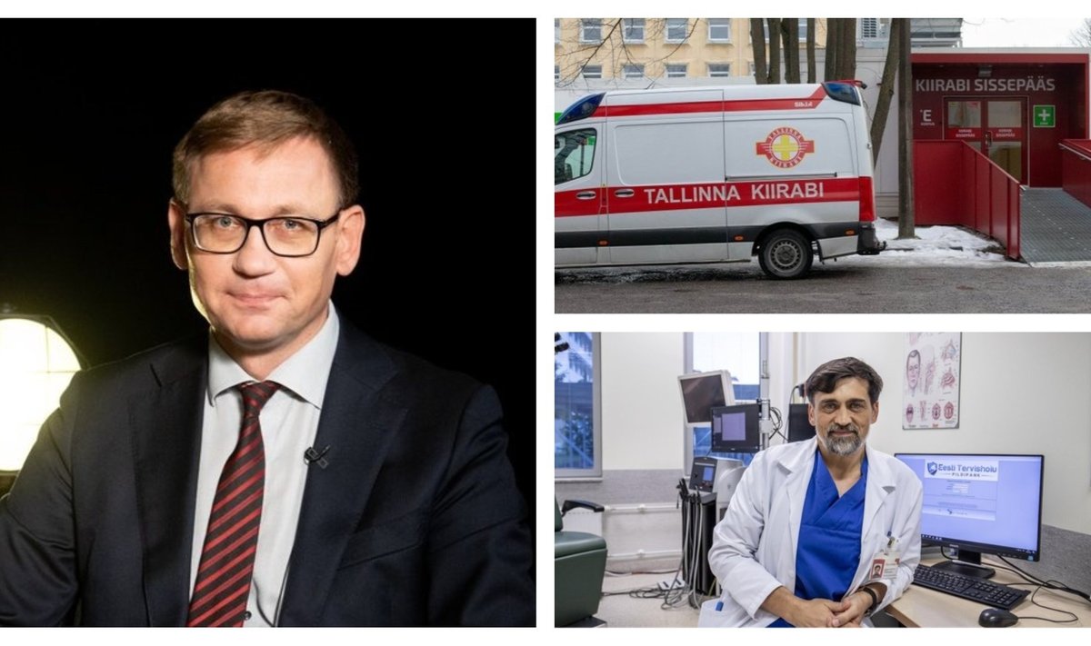 Vasakul Peep Peterson, paremal all dr Vassili Novak