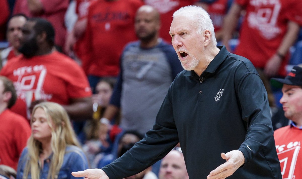 Gregg Popovich tööhoos.