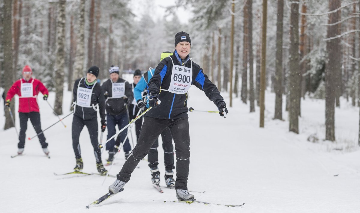 President Kersti Kaljulaid saavutas 50 km vabatehnikaga suusamaratonil naiste seas 70. koha.