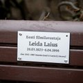 FOTOD | Lembitu pargis avati Leida Laiusele pühendatud pink