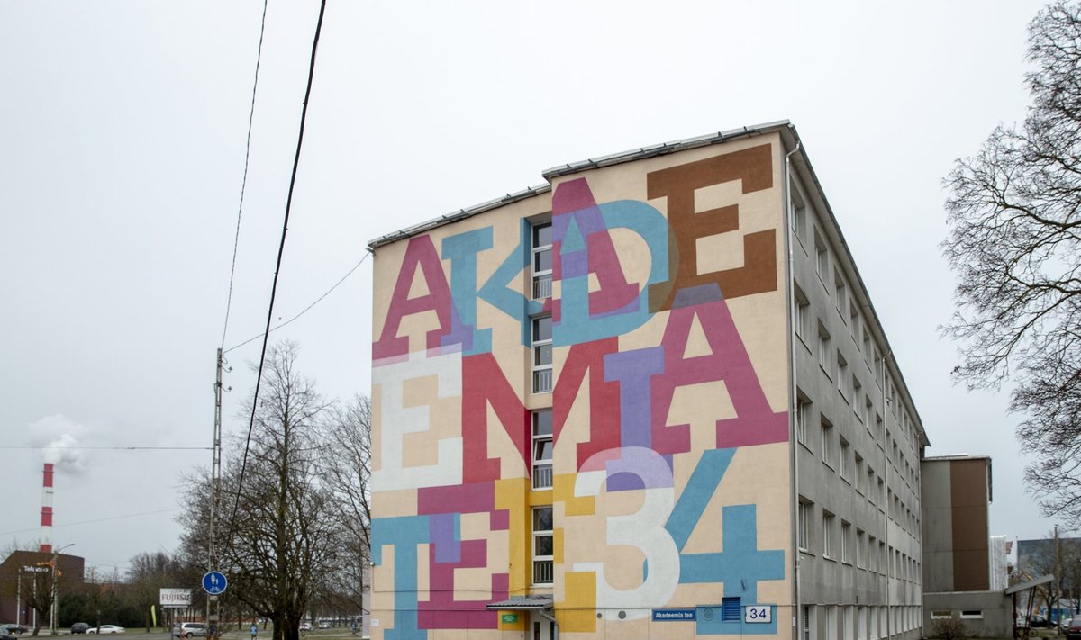 Supergraafikaga majad Tallinnas, Akadeemia tee 34