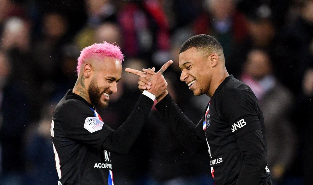 Neymar ja Kylian Mbappe PSG värvides. Sinna jäävad nad tõenäoliselt ka edaspidi.