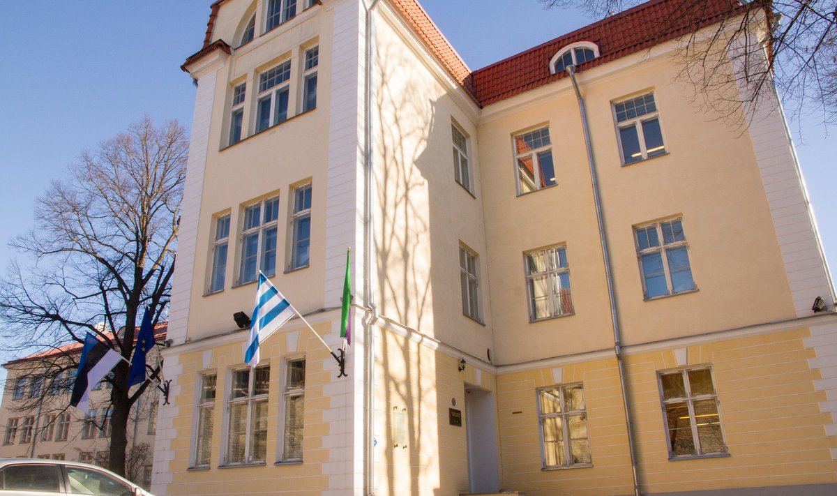 Gustav Adolfi gümnaasiumi koolimaja.