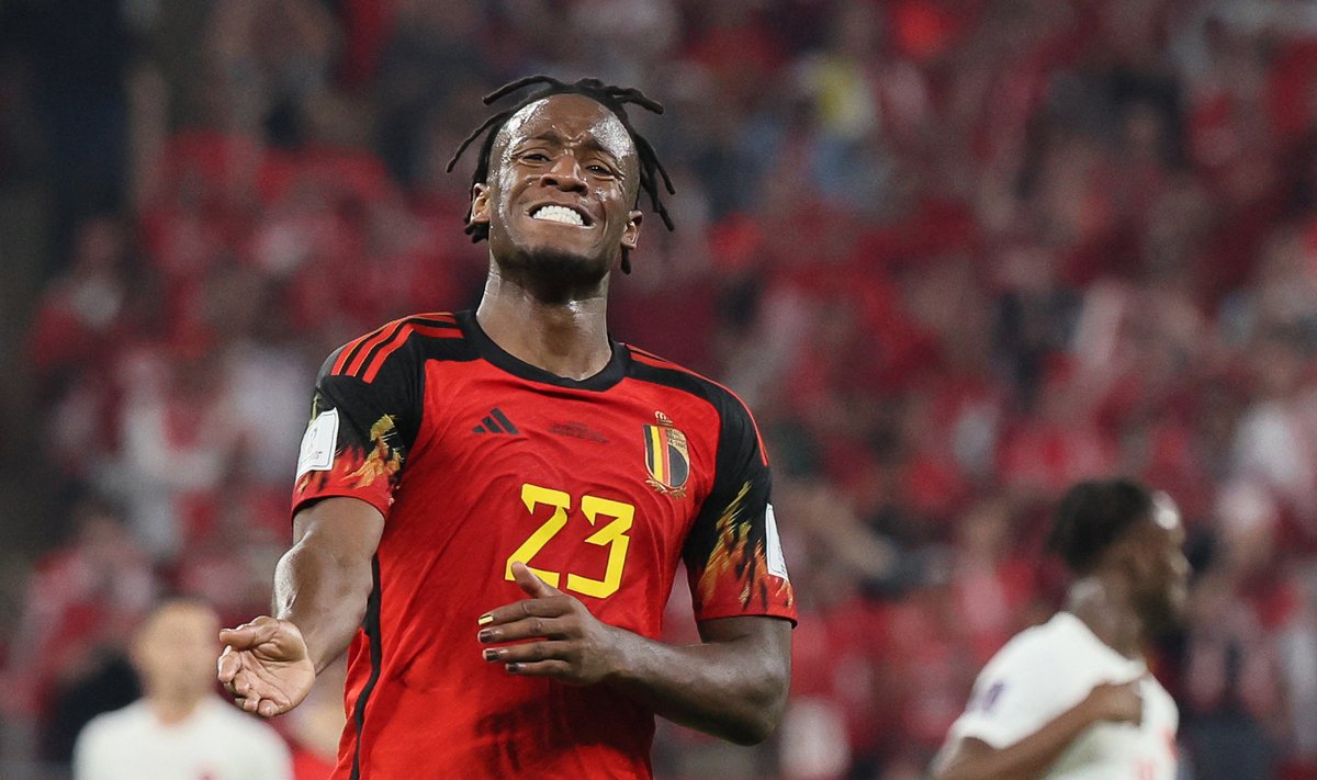 Belgia ainsa värava autor Michy Batshuayi.