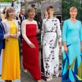 FOTOD | President Kersti Kaljulaidi senist roosiaia vastuvõtu kleidivalikut iseloomustab mitmekülgsus ja varjatud sõnumid. 4 erilist kleiti