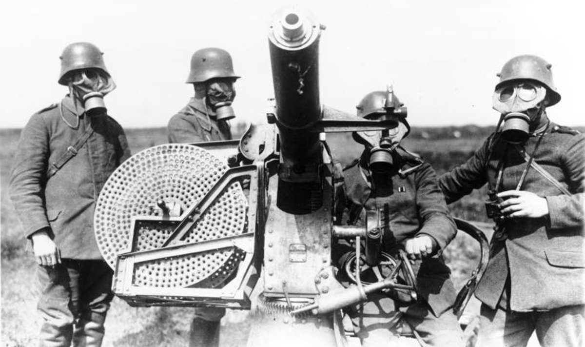 Esimese maailmasõja paratamatu leiutis - gaasimask.