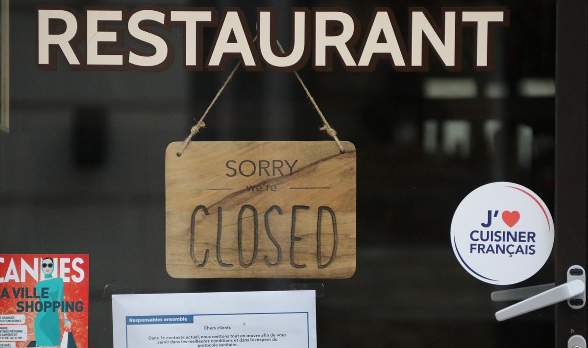 Prantsusmaa restoranid on suletud. Sööge kodus.
