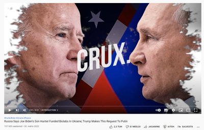 Kreml kasutab Hunter Bideni juhtumit Vene propaganda levitamiseks