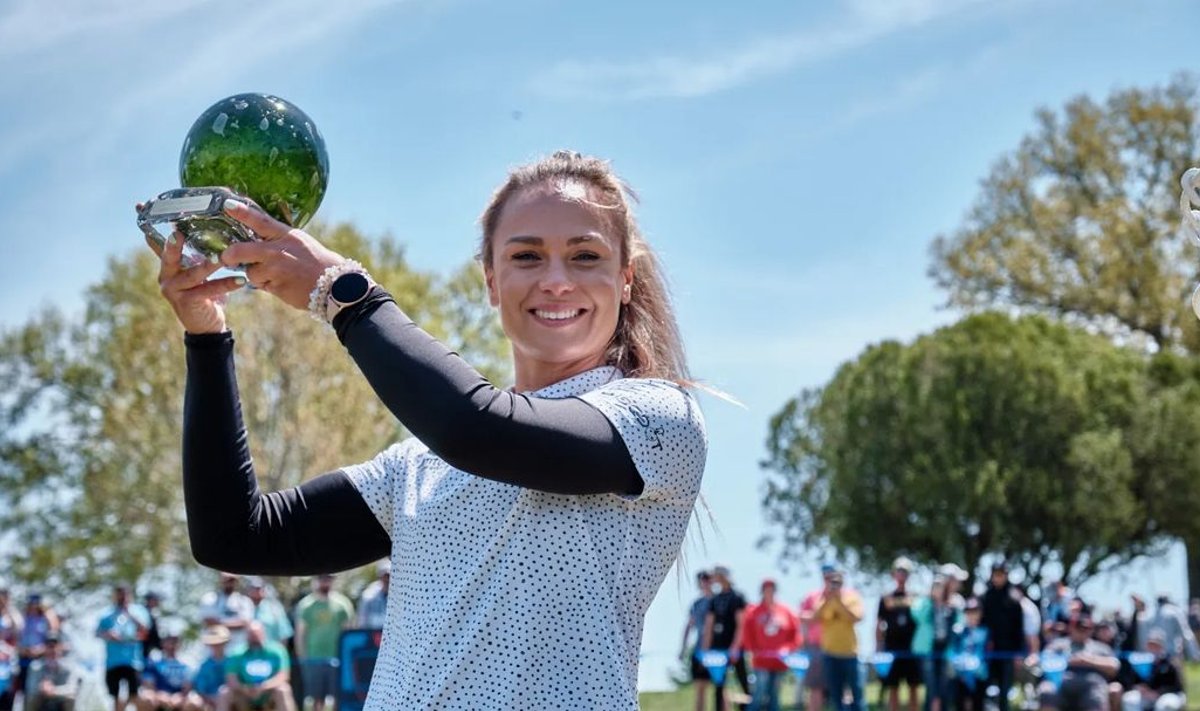 Dynamic Discs Openil suutis Kristin Tattar tõusta avaringi 22. kohalt võitjaks.