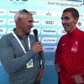 DELFI VIDEO | Üllatuslikult 100m jooksus triumfeerinud Nazarov: teadsin, et tuleb end finišiks hoida