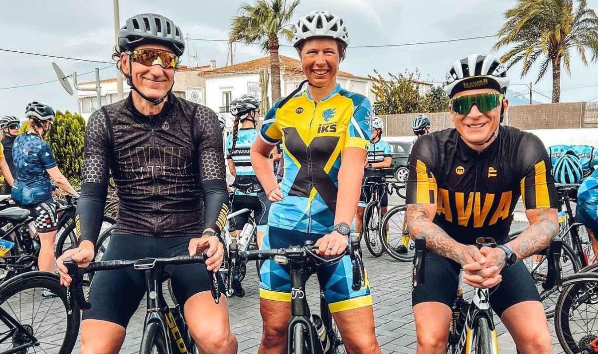 Vasakult Priit Salumäe, Kersti Kaljulaid ja Tanel Padar.