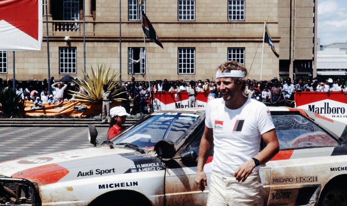 Hannu Mikkola ja tema legendaarne Audi Quattro