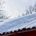 Lumi ja jää katustel on ohtlik!