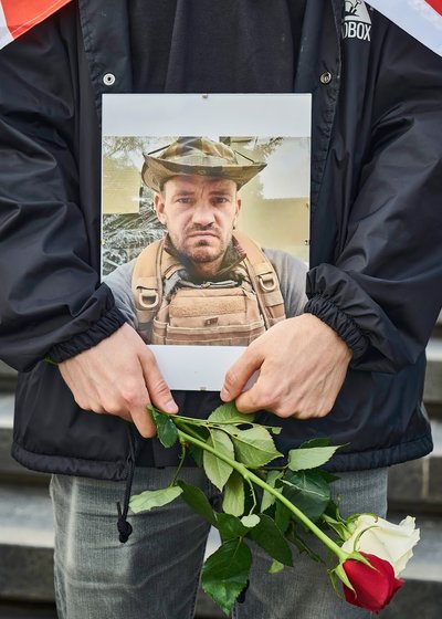В Таллинне провели акцию в честь погибших белорусских бойцов