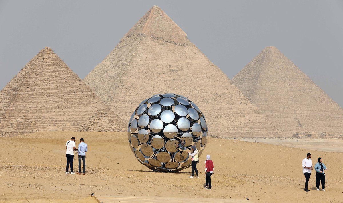 EGYPT-GIZA-ART EXHIBITION
