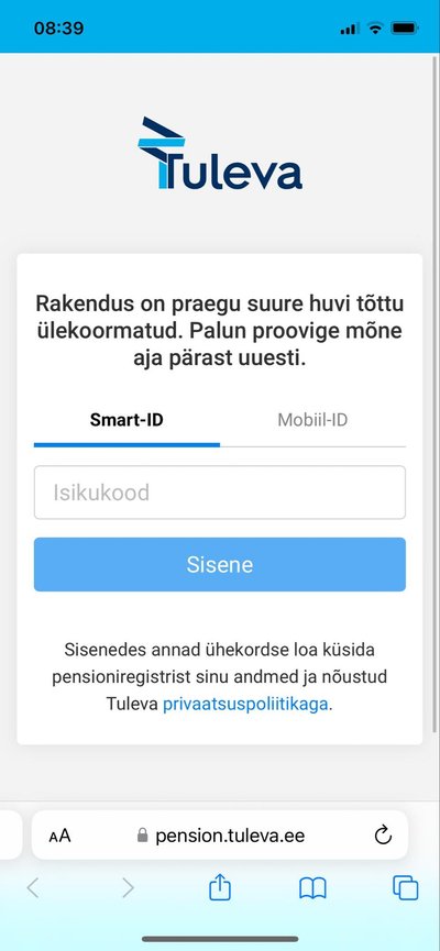 Tuleva rakendus oli maas.