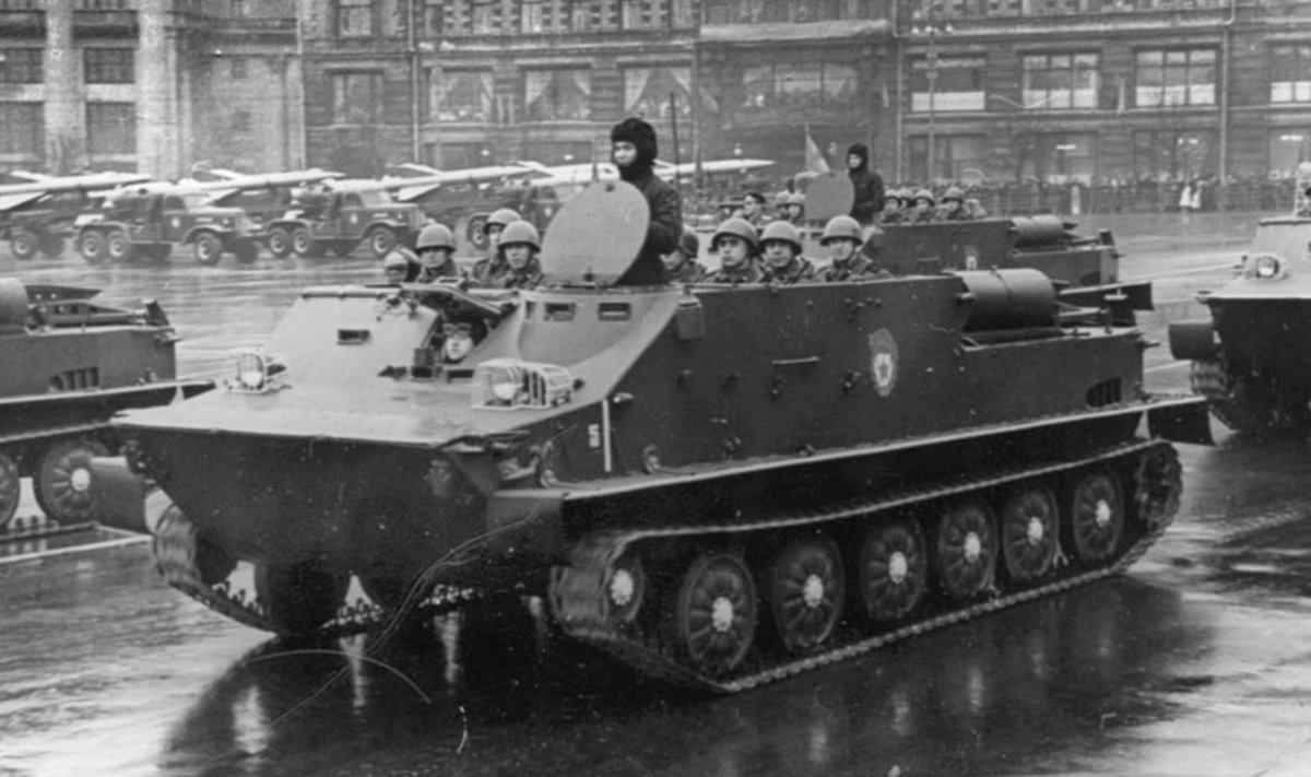 BTR-50P 7. novembril 1960 Punasel väljakul peetud paraadil