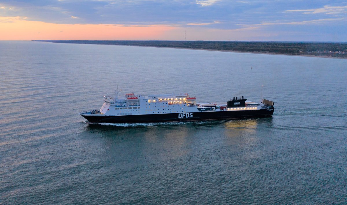 Eesti-Rootsi liinil sõitev DFDSi laev Sirena Seaways