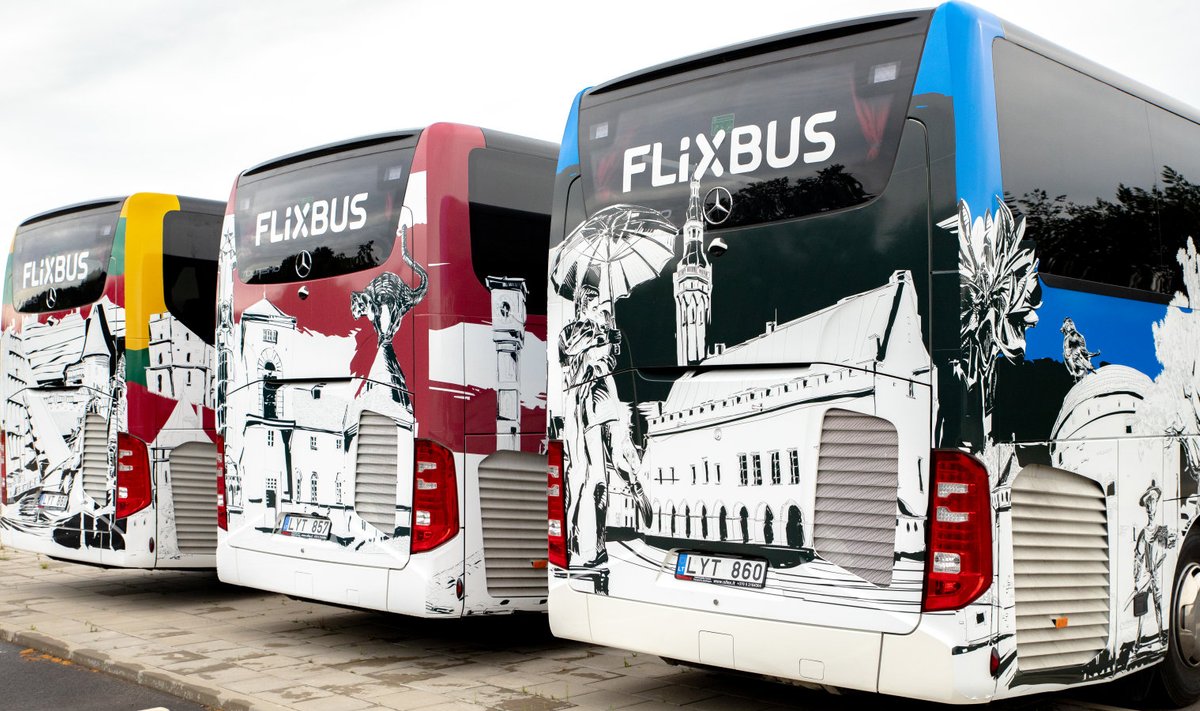Flixbus bussifirma laieneb Baltikumi.