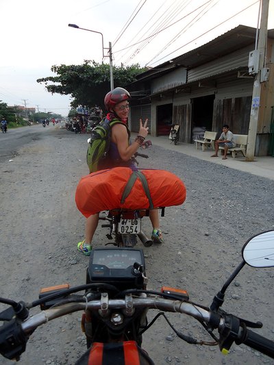 Lõuna-Vietnamis mootorrattaretkel.