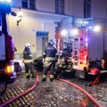 ФОТО | В центре Таллинна из многоквартирного дома из-за пожара эвакуировали жильцов