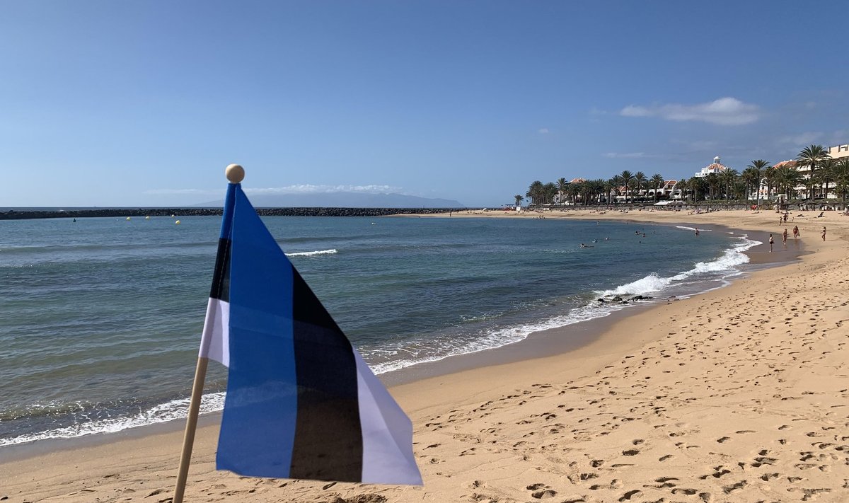 Eesti lipp Tenerifel