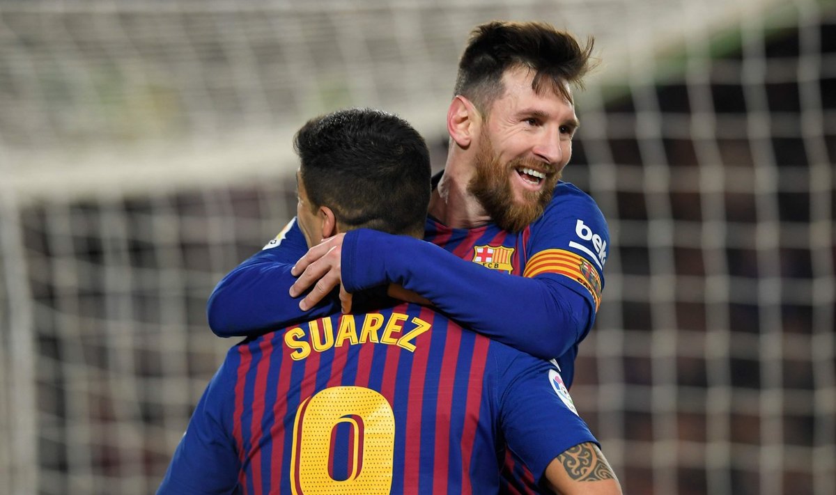 Lionel Messi ja Luis Suarez 
