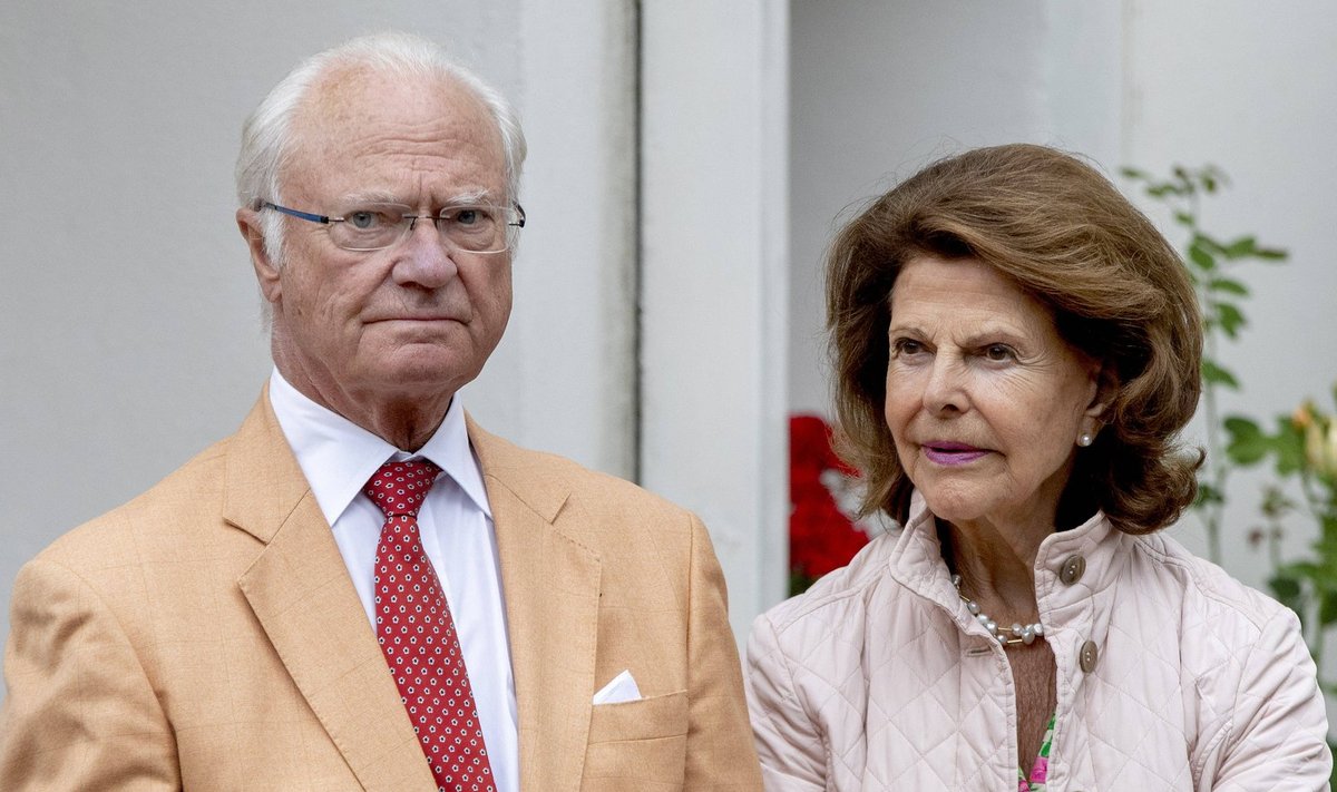 Kuningas Carl Gustaf ja kuninganna Silvia