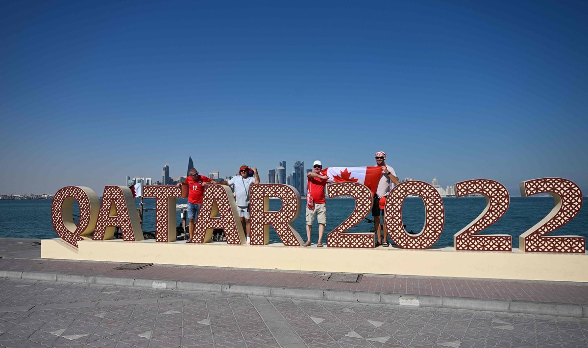 Kanada jalgpallifännid Kataris. (Foto on illustratiivne)