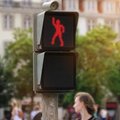 Танцующий светофор или Как не переходить дорогу на красный свет (ВИДЕО)