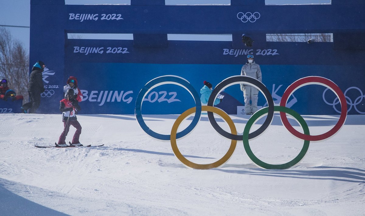 Kelly Sildaru Pekingi olümpia rennisõidu finaal 18.02.2022