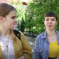 DELFI VIDEO | Kaks noort tüdrukut tegi Euroopa päeva raames läbi passimängu