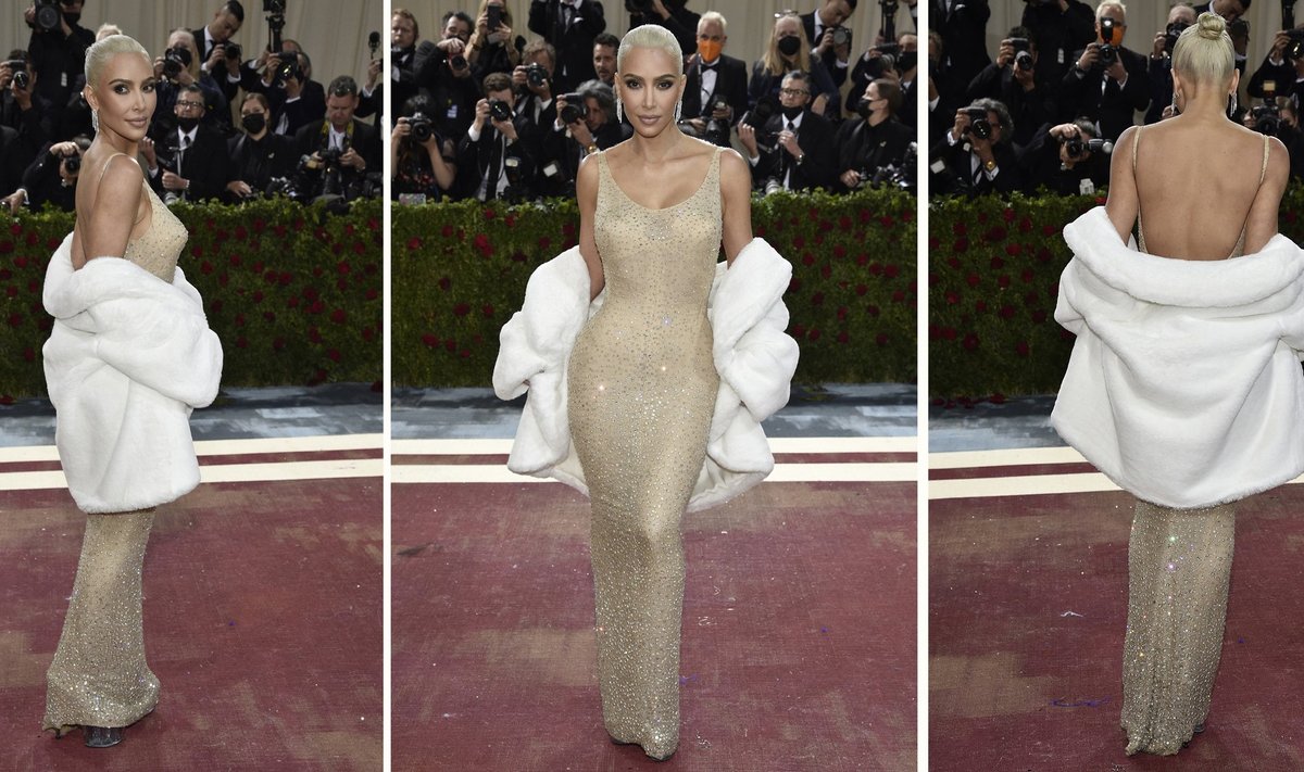 Kim Kardashian Marilyn Monroe kuulsas kleidis.