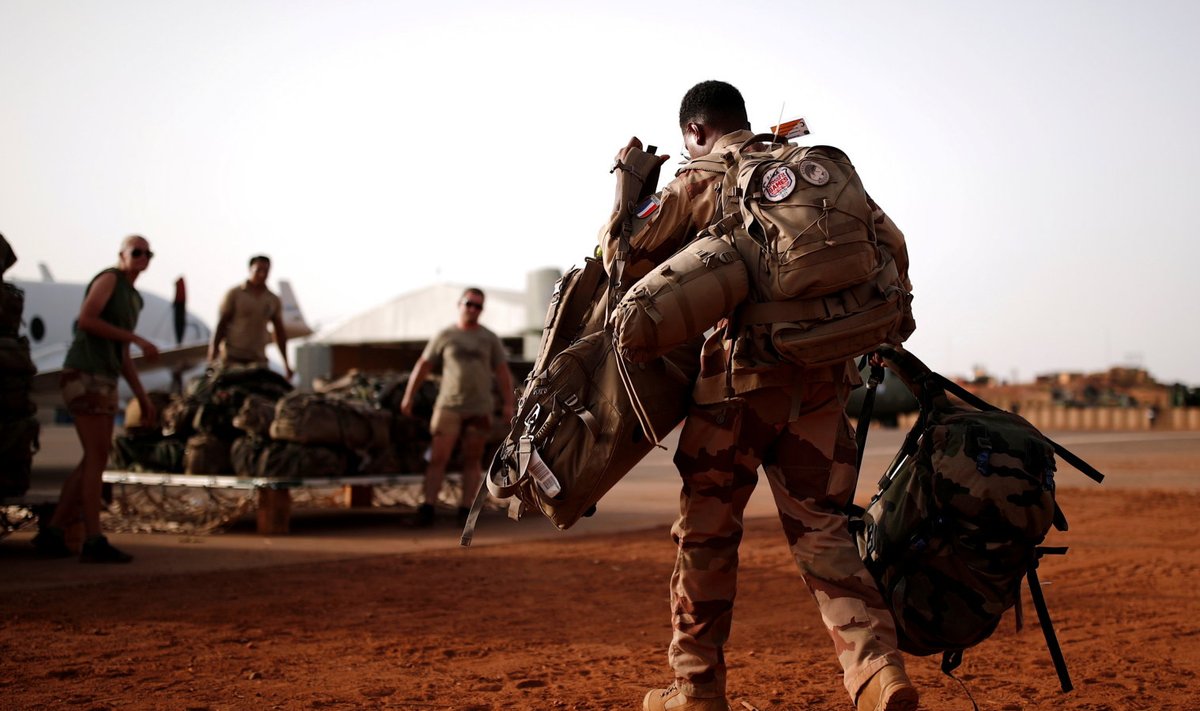 Prantsuse sõdur möödunud kuul Malis Gaos.