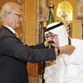 Rootsi kuningas käis välisministeeriumi teadmata Saudi kolleegile aumärki andmas