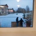 Külmakraadid ja lumi Eestisse saabunud sõjapõgenikke ei heiduta