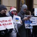 ФОТО и ВИДЕО | "Россия будет свободной!": в Таллинне проходит митинг за освобождение Навального и всех политзаключенных